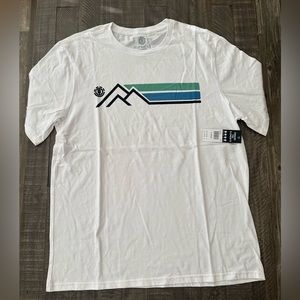 White Element Mountain Short Sleeved Tee